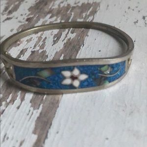 Silver and Turquoise Bracelet